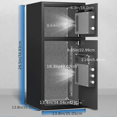 Heavy duty fireproof steel safe
