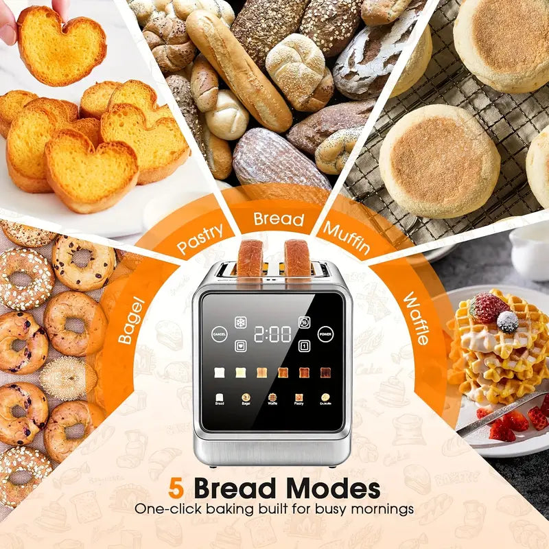 Touch screen toaster