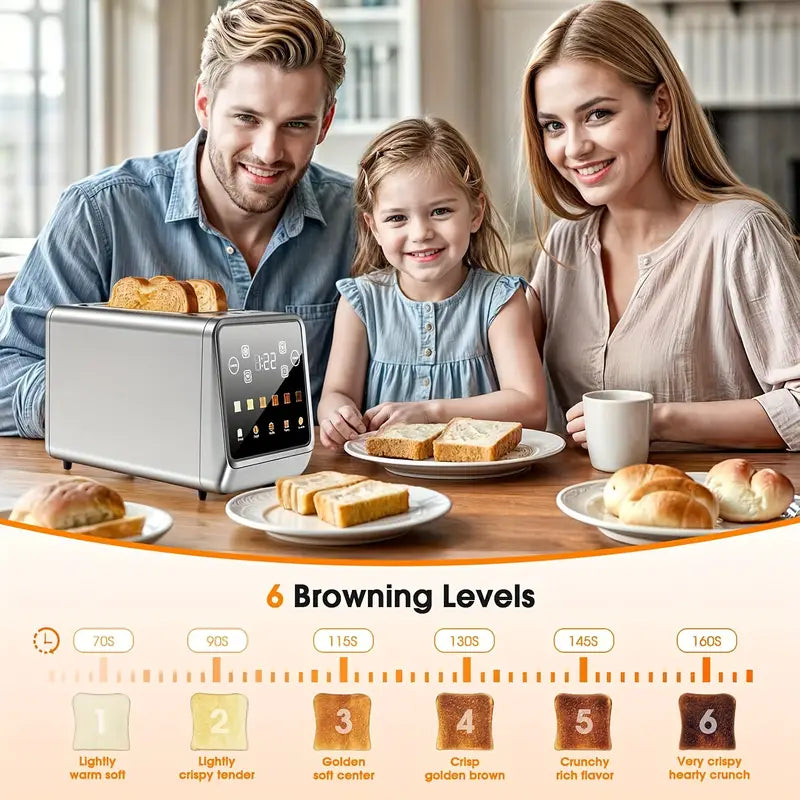 Touch screen toaster